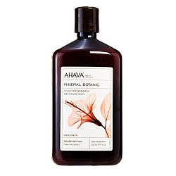 Мягкий крем для душа гибискус и инжир AHAVA Mineral Botanic Velvet Cream Wash Hibiscus&Fig 500 мл