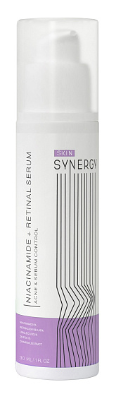 SK062 Сыворотка с Ниацинамидом и Ретиналем / Niacinamide+Retinal Serum Skin Synergy, флакон 30 мл 