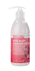 14-11A Pro you Rose Body Moisture Lotion Лосьон для тела увлажняющий с розовой водой, 300ml