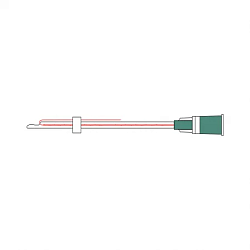 0801L Нить стерильная рассасывающаяся из поли-L-молочной кислоты PLLA COG FE-Type 21G-90mm,L-канюля