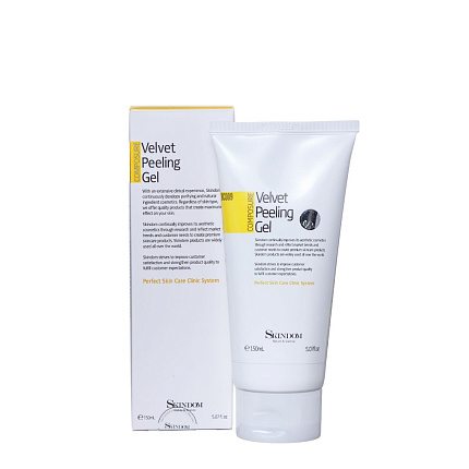 Skindom Пилинг-гель для лица бархатный (Velvet Peeling Gel), 150 мл