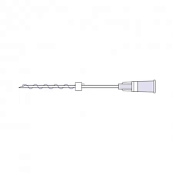 0301 Нить стирильная рассасывающаяся из полидиоксанона SCREW 26G-60мм, упаковка 10 шт