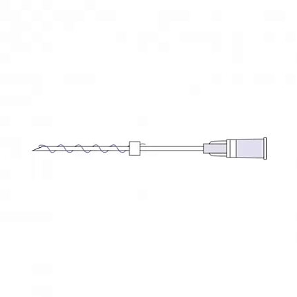 0301 Нить стирильная рассасывающаяся из полидиоксанона SCREW 26G-60мм, упаковка 10 шт