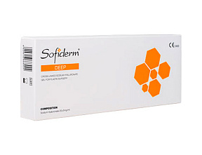 Имплантат на основе гиалуроната натрия "Sofiderm" Deep 2,0 ml, шприц 1 шт