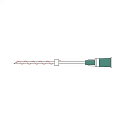 0712 Нить стерильная рассасывающаяся из поли-L-молочной кислотыPLLA DOUBLE SCREW 60mm уп.10шт