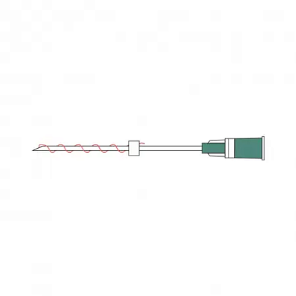 0711 Нить стерильная рассасывающаяся из поли-L-молочной кислотыPLLA SCREW 26G 60mm 10шт