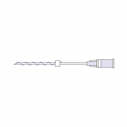 0302 Нить стерильная рассасывающаяся из полидиоксанона SCREW 27G 50mm 10шт