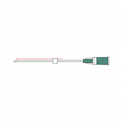 0703 Нить стерильная рассасывающася из поли L-молочной кислоты PLLA MONO 29G-38mm 10шт 