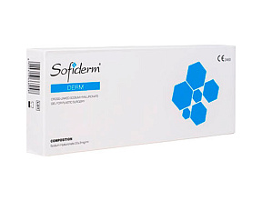 Имплантат на основе гиалуроната натрия "Sofiderm" Derm 1,0 ml, шприц 1 шт