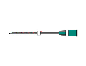 0709 Нить стерильная рассасывающаяся из поли-L-молочной кислоты PLLA SCREW 29G-38мм, упаковка 10 шт