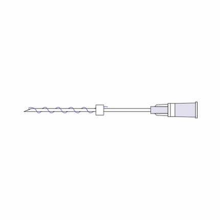 0302 Нить стерильная рассасывающаяся из полидиоксанона SCREW 27G 50mm 10шт