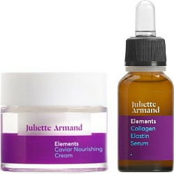 22-293 Мини набор для лица (Питание и омоложение) Сыв. с кол-ом и эласт.10мл+Крем с икрой 15мл