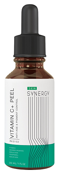SK010 Пилинг с витамином С / Vitamin C+ Peel Skin Synergy, флакон 30 мл 